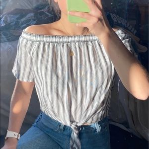 off the shoulder top